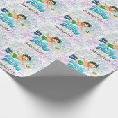 Kleurrijke Bubbles Pool Party Custom Cadeaupapier (Hoek)