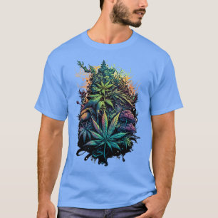 Kleurrijke Buds Ontwerp Origineel Kunstwerk 1 T-shirt