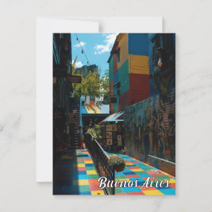 Kleurrijke Buenos Aires Argentinië reisfotografie Briefkaart