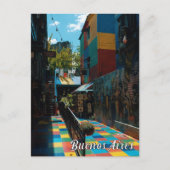 Kleurrijke Buenos Aires Argentinië reisfotografie Briefkaart (Voorkant)