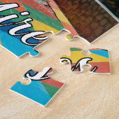 Kleurrijke Buenos Aires Argentinië reisfotografie Legpuzzel (Zijkant)