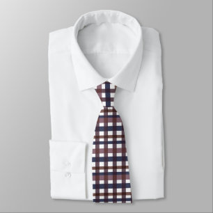 Kleurrijke Buffalo Plaid Gingham  Stropdas