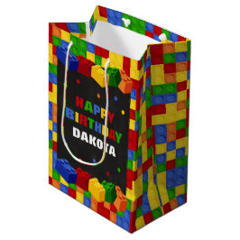 Kleurrijke Build Blocks Jongens Verjaardag Gift Ba Medium Cadeauzakje