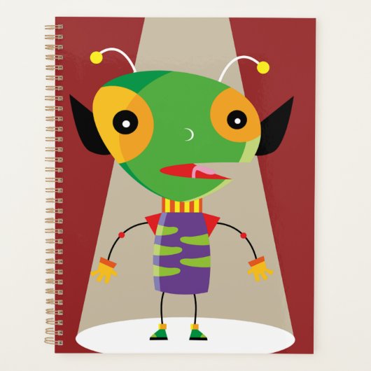 Kleurrijke buitenaardse mier in de schijnwerpers Q Planner (Voorkant)