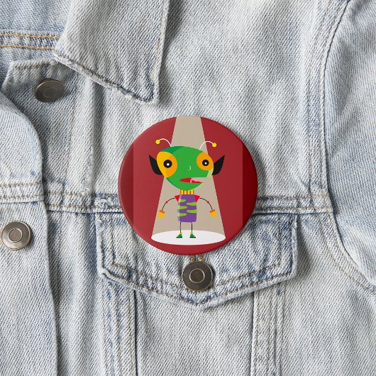 Kleurrijke buitenaardse mier in de schijnwerpers Q Ronde Button 7,6 Cm