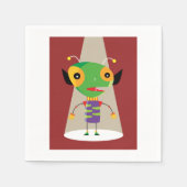 Kleurrijke buitenaardse mier in de schijnwerpers Q Servet (Voorkant)