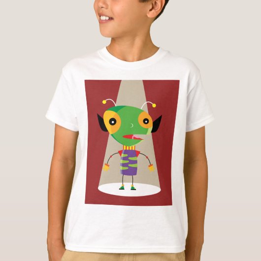 Kleurrijke buitenaardse mier in de schijnwerpers Q T-shirt (Voorkant)