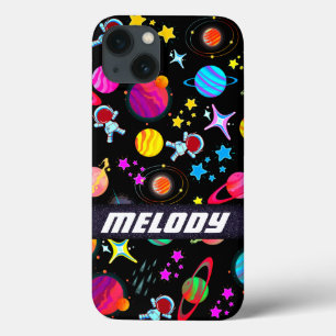 Kleurrijke buitenruimte planeten sterrenstelsel st Case-Mate iPhone case