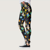 Kleurrijke buitenruimte zwart leggings (Links)