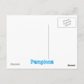 kleurrijke bull pamplona briefkaart (Achterkant)