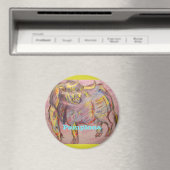 kleurrijke bull pamplona magneet (Insitu (Vaatwasser))