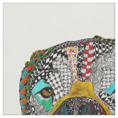 Kleurrijke Bullmastiff stof (Close Up)