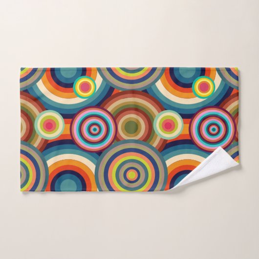 Kleurrijke Bullseyes Bad Handdoek (Handdoek)