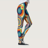 Kleurrijke Bullseyes Leggings (Rechts)