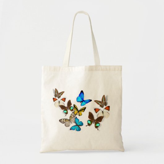 Kleurrijke Butterfly Freedom Canvas tas (Voorkant)