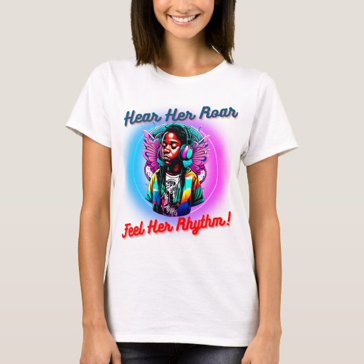 Kleurrijke Butterfly gezicht T-shirt (Voorkant)