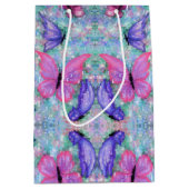 Kleurrijke Butterfly Gift Bag Medium Cadeauzakje (Voorkant)