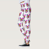 Kleurrijke Butterfly ontwerp Leggings (Links)