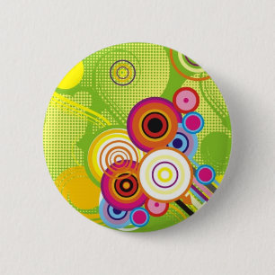 Kleurrijke Button