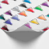 Kleurrijke Button-pictogrammen Cadeaupapier