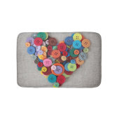 Kleurrijke Buttonnen Badmat (Voorkant)