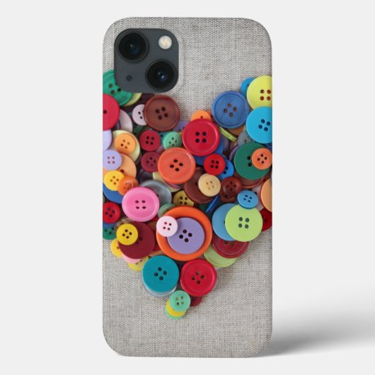 Kleurrijke Buttonnen Case-Mate iPhone Case (Achterkant)