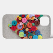 Kleurrijke Buttonnen Case-Mate iPhone Case (Achterkant (horizontaal))