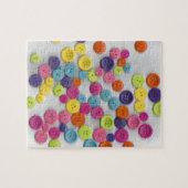 Kleurrijke Buttonnen hier Legpuzzel (Horizontaal)