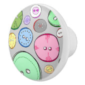 Kleurrijke Buttonnen Keramische Knop (Rechts)