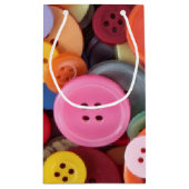 Kleurrijke Buttonnen Klein Cadeauzakje (Achterkant)