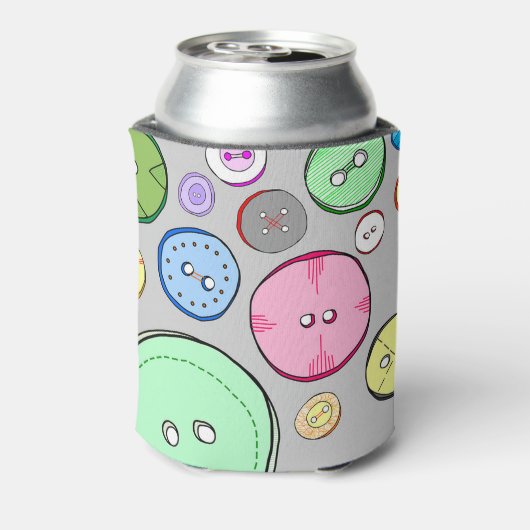 Kleurrijke Buttonnen Koelaar Blikjeskoeler (Blikje Achterkant)