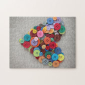 Kleurrijke Buttonnen Legpuzzel (Horizontaal)