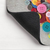 Kleurrijke Buttonnen Muismat (Hoek)