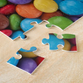 kleurrijke Buttonnen van zoet chocolade-Snoep Legpuzzel (Zijkant)
