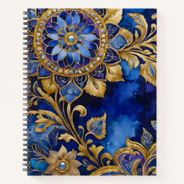 Kleurrijke Byzantijnse Jewel Art Spiral Notitieboe Notitieboek