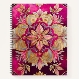 Kleurrijke Byzantijnse Jewel Art Spiral Notitieboe Notitieboek