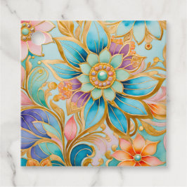 Kleurrijke Byzantijnse Juweel Art Gift Labels