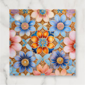 Kleurrijke Byzantijnse Juweel Art Gift Labels (Voorkant)