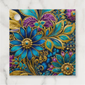 Kleurrijke Byzantijnse Juweel Art Gift Labels (Voorkant)