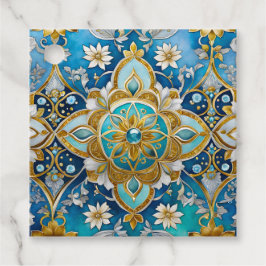 Kleurrijke Byzantijnse Juweel Art Gift Labels