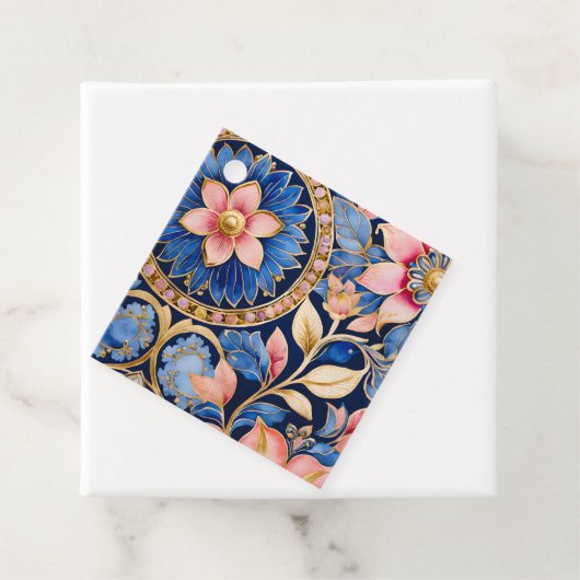 Kleurrijke Byzantijnse Juweel Art Gift Labels (In situ)