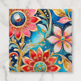 Kleurrijke Byzantijnse juweel kunst cadeau labels