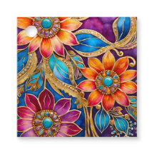 Kleurrijke Byzantijnse juweelkunst cadeaukaartjes