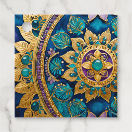 Kleurrijke Byzantijnse juweelkunst cadeaukaartjes Bedankjes Labels