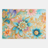 Kleurrijke Byzantijnse kunst inpakken papieren vel (Voorkant)