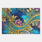 Kleurrijke Byzantijnse kunst inpakken papieren vel (Voorkant 3)