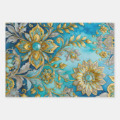 Kleurrijke Byzantijnse kunst inpakken papieren vel (Voorkant 3)