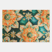 Kleurrijke Byzantijnse kunst inpakken papieren vel (Voorkant 2)