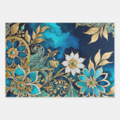 Kleurrijke Byzantijnse kunst inpakken papieren vel (Voorkant 3)