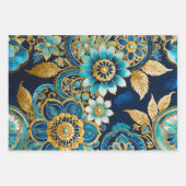 Kleurrijke Byzantijnse kunst inpakken papieren vel (Voorkant)